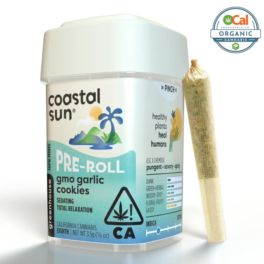 Coastal Sun GMO Garlic Cookies 10-Pack 3.5g
