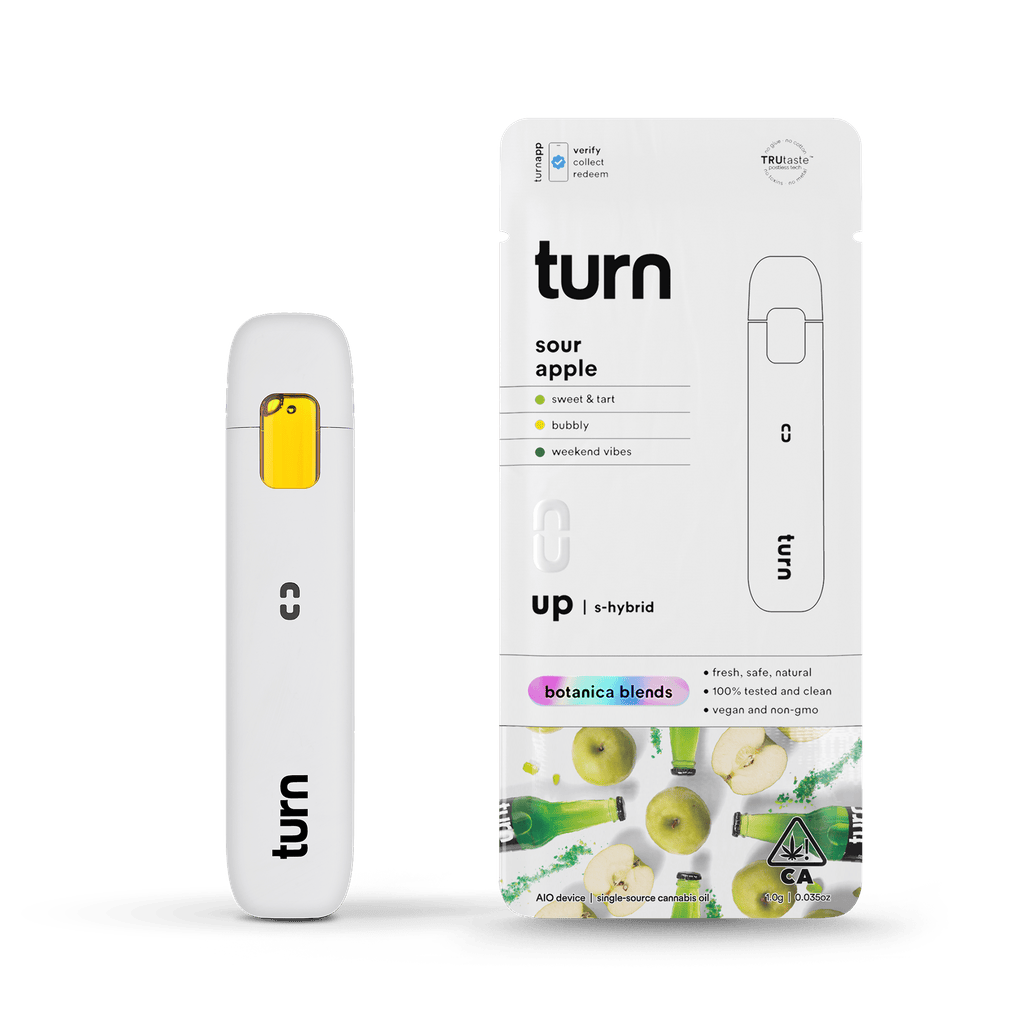 Sour Apple Seltzer | Botanica Blends | AIO | Sativa-Hybrid by turn