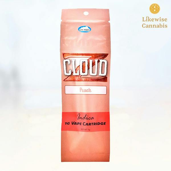 PEACH 1G LIVE RESIN CARTRIDGE - CLOUD Z