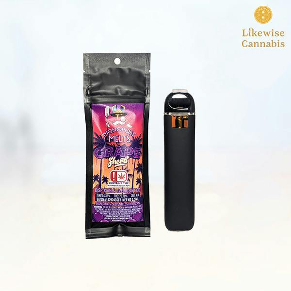 GRAPE SHERB 0.5G LIVE ROSIN DISPOSABLE