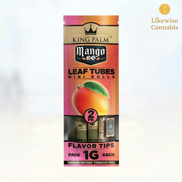2- PACK KING PALM MANGO OG MINI BLUNT WRAPS