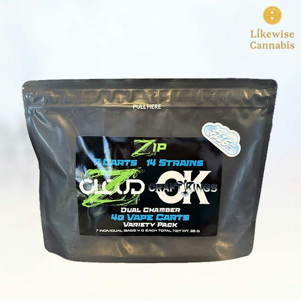 VARIETY PACK ZIP DUAL CHAMBER 4G CARTRIDGES - CLOUD Z