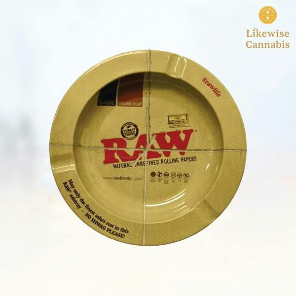 ROUND MINI ASH TRAY - RAW