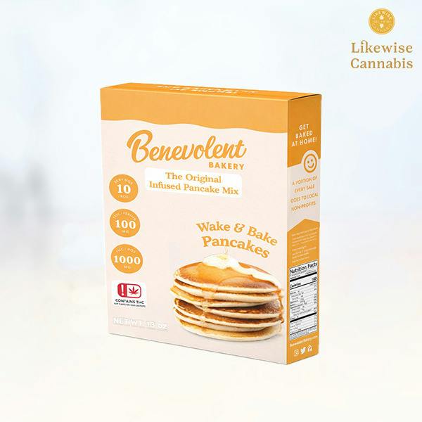 1000MG WAKE N BAKE PANCAKE MIX - BENEVOLENT BAKERY