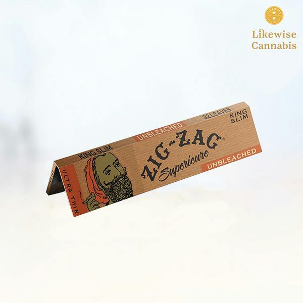 KING SIZE UNBLEACHED ROLLING PAPERS - ZIG ZAG