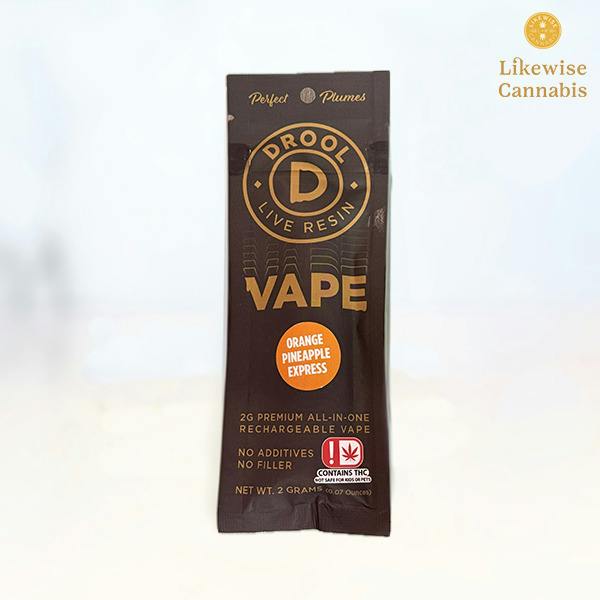 ORANGE PINEAPPLE EXPRESS 2G LIVE RESIN DISPOSABLE - DROOL