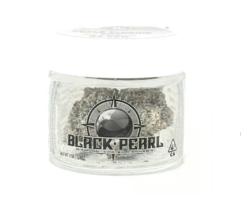 Black Pearl - 3.5g Raspberry Rum Diamond Coated Flower - 3.5 grams