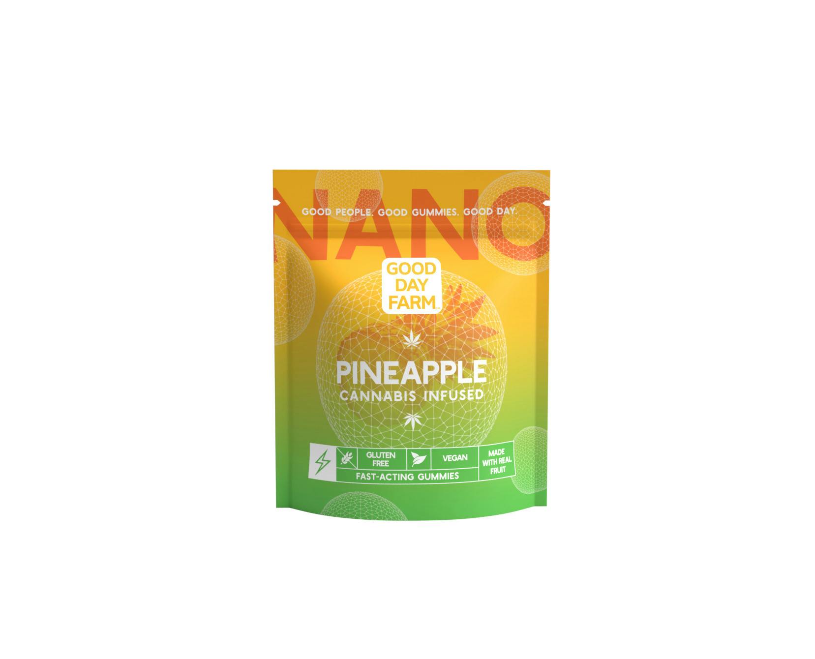 Gummies 100mg Pineapple Fast Acting 10pk - GDF