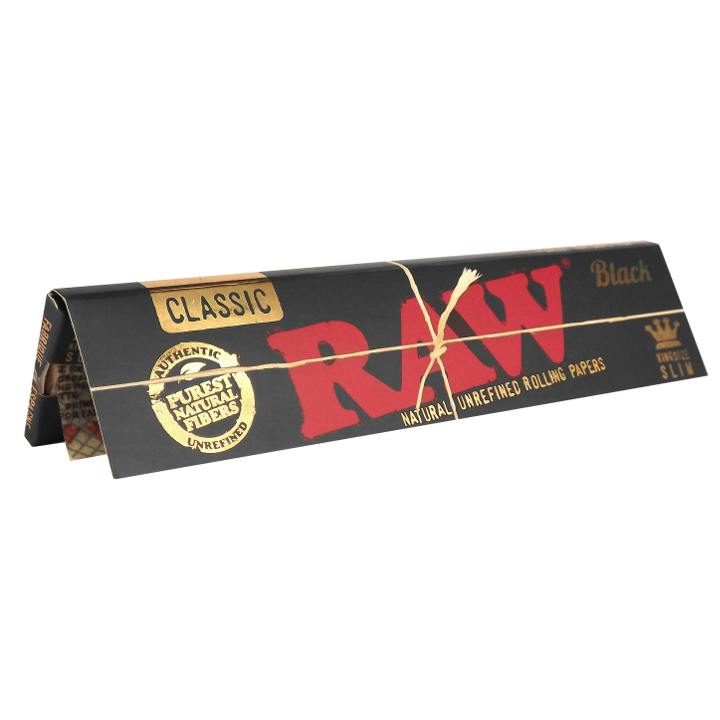 RAW - Black Unrefined 1 1/4 Rolling Papers
