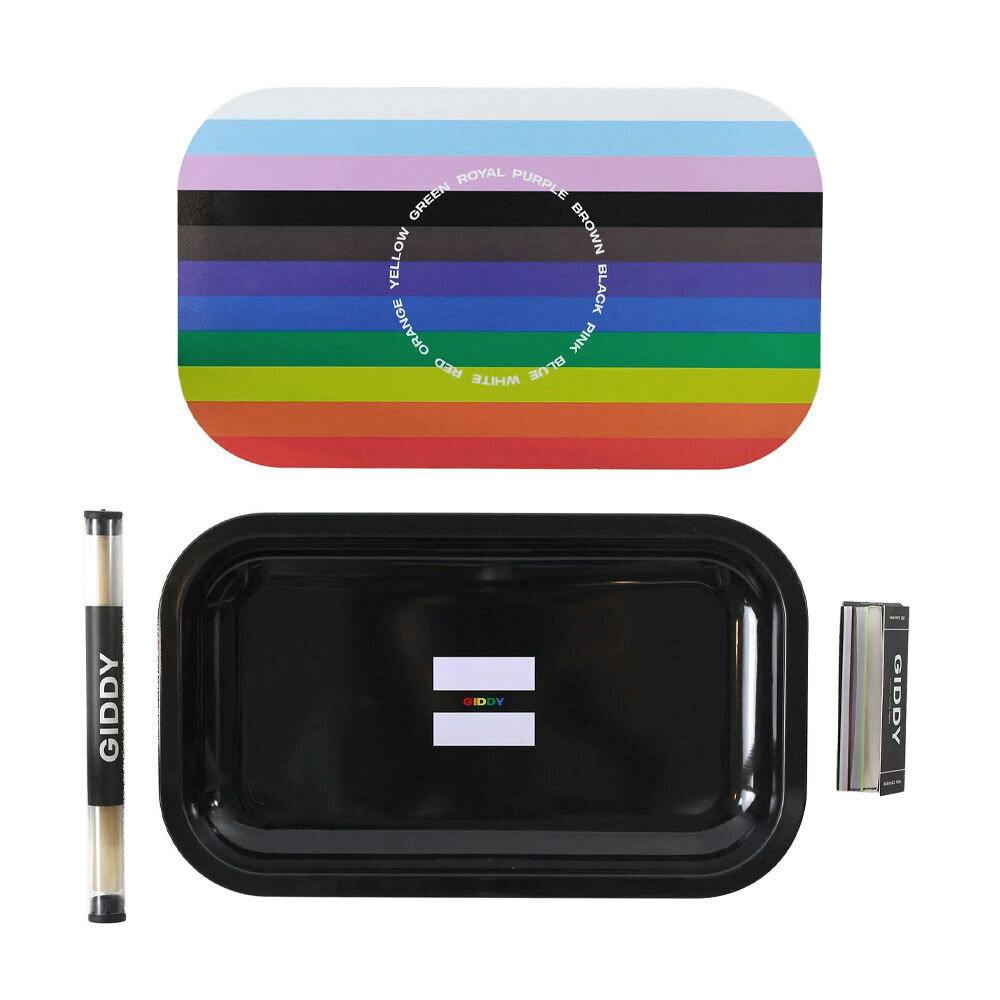 Giddy Rolling Tray Bundles with Lid, Cones, and Papers