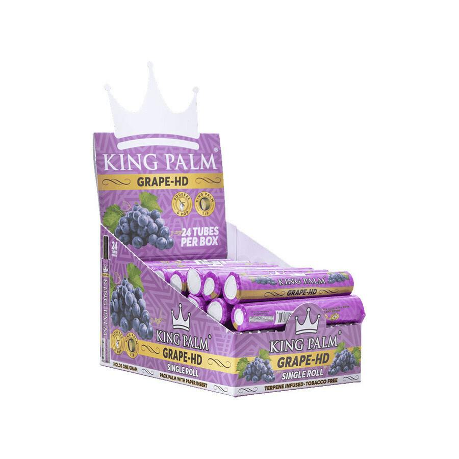 King Palm Grape-HD Mini Pre-Roll - Single Rolls