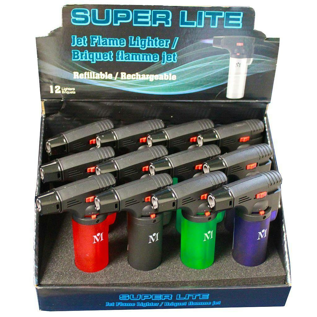 SUPER REFILLABLE DUAL TURBO TORCH LIGHTERS