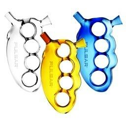 Glass Pipe Pulsar Knuckle 5.5" (Clear)