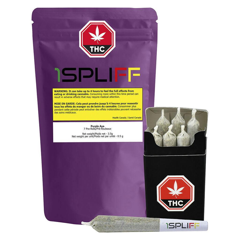 1SPLIFF - Purple Aya Pre-Roll - 7x0.5g