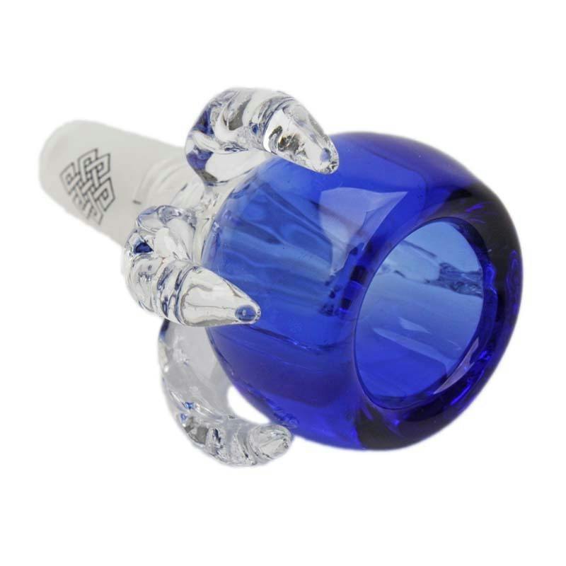 Glass Bowl Karma 14mm Claw BLUE