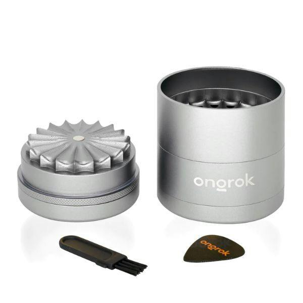 Grinder Ongrok 5 Piece Flower Tooth GUNMETAL