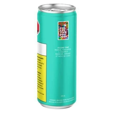 Collective Project - Island Time (Mango Pineapple & Coconut) Sparkling Juice - 355ml