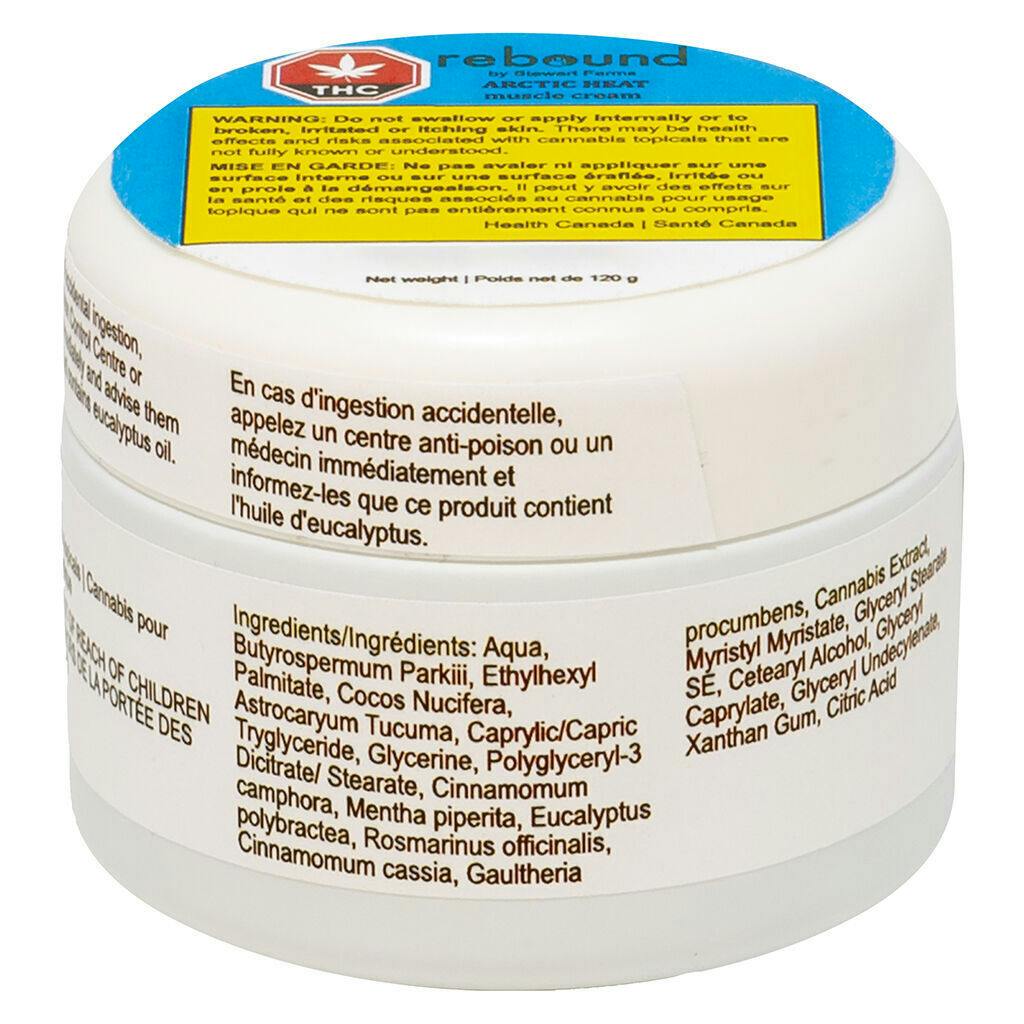 Rebound by Stewart Farms - Arctic Heat Muscle Cream - 120g
