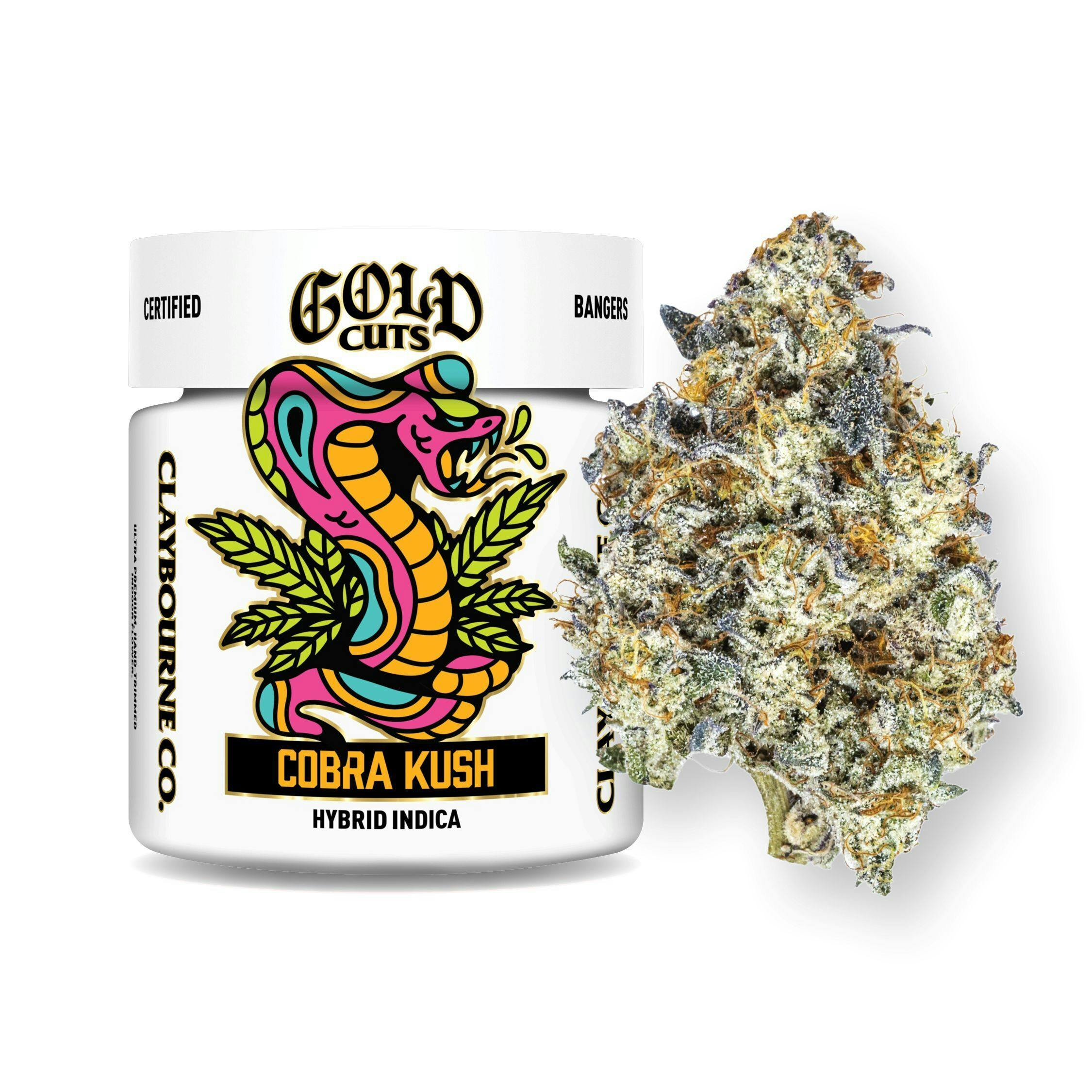 Claybourne Co. - Cobra Kush - Gold Cuts - Flower - 3.5g