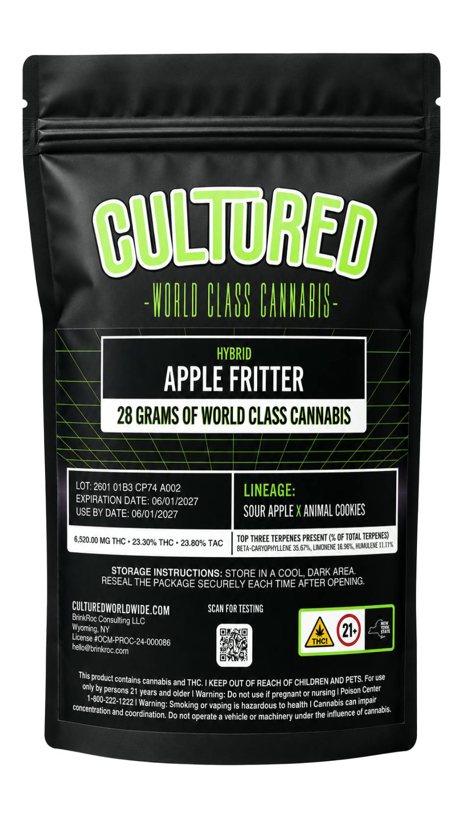 Cultured - Apple Fritter - Flower - 28g