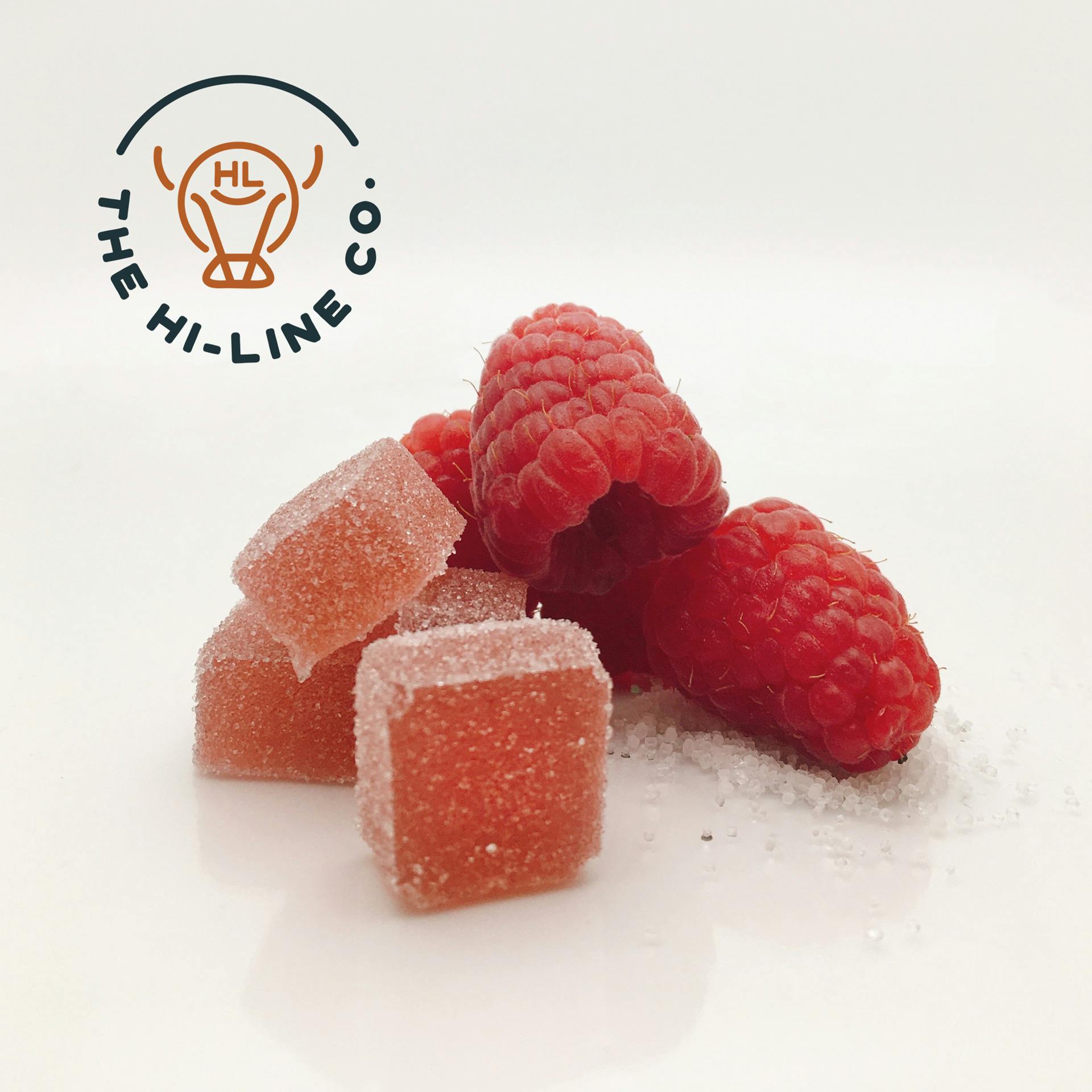 1:1 Raspberry Gummy Pack at The Hi-Line Co. Dispensary - Ronan