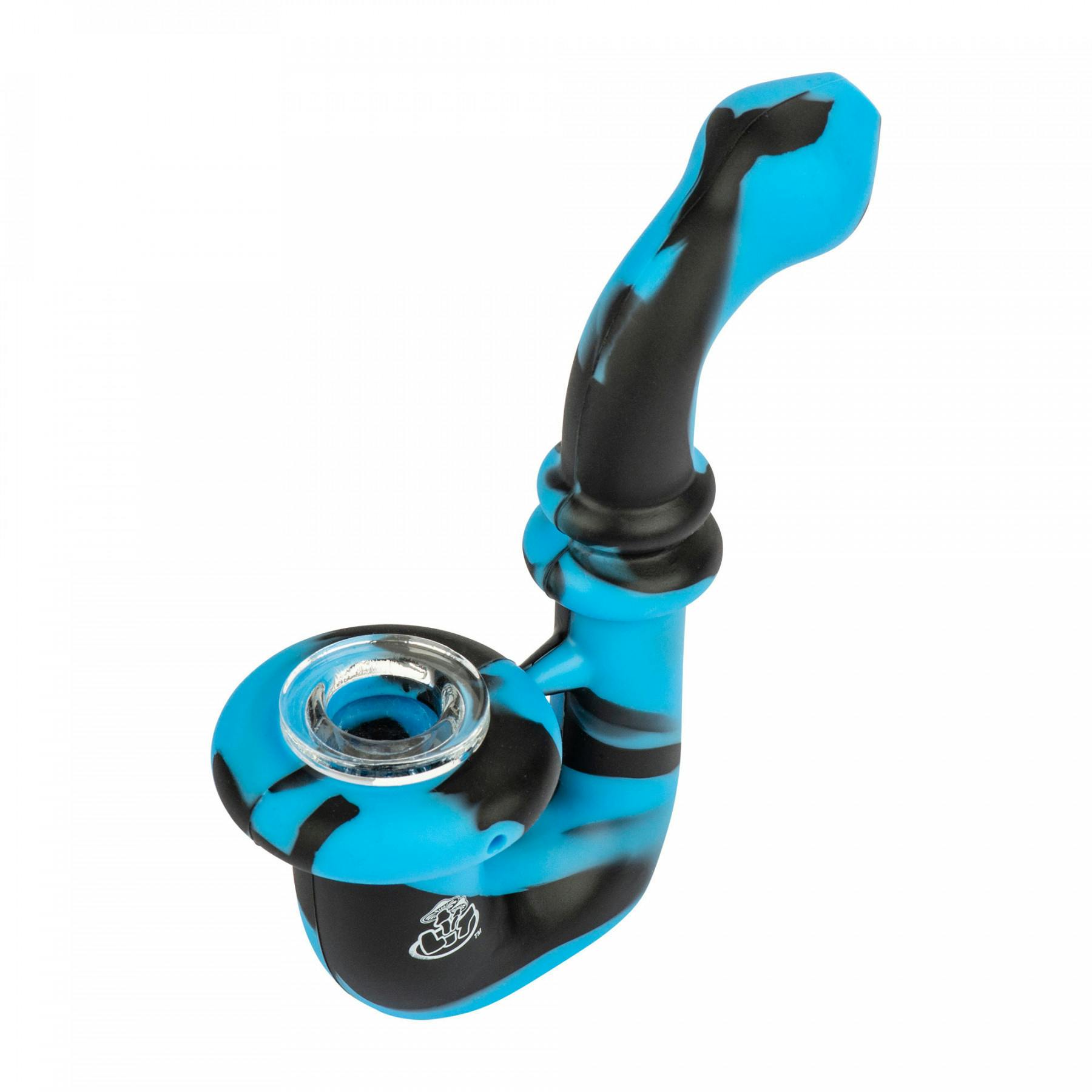 LIT Silicone Hand Pipe Multiple Colours