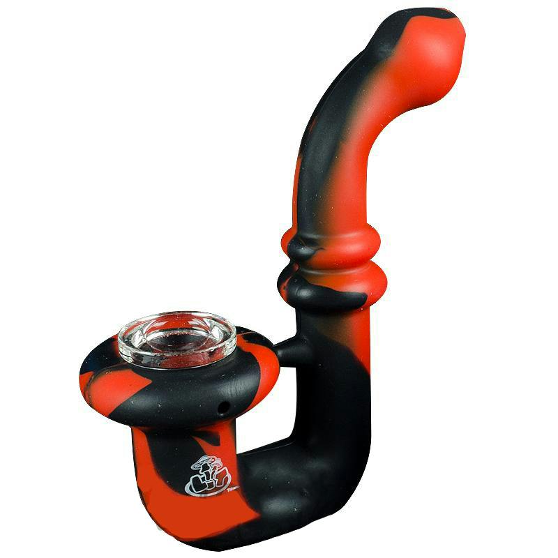 LIT Silicone Hand Pipe Multiple Colours