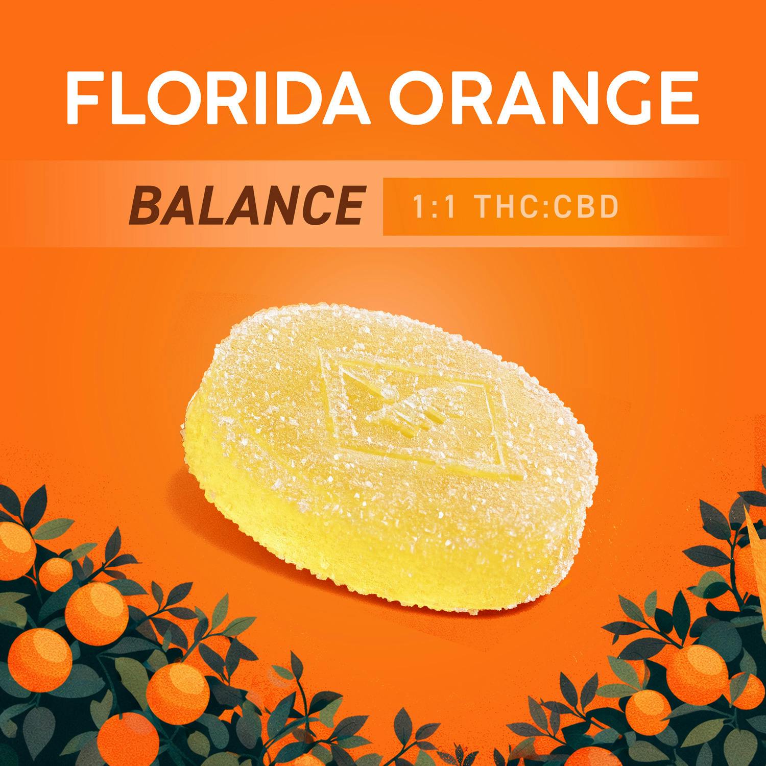 kynd Florida Orange 1:1 THC:CBD Soft Chews