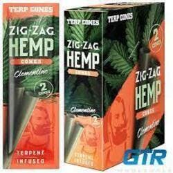 Zig Zag Terp Infused Hemp Cones - Clementine