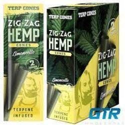 Zig Zag Terp Infused Hemp Cone - Limoncello