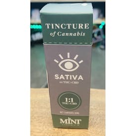 Mint - Tincture - 1:1 Sativa + CBD