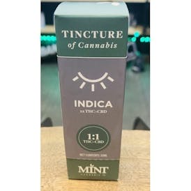 Mint - Tincture - 1:1 Indica + CBD