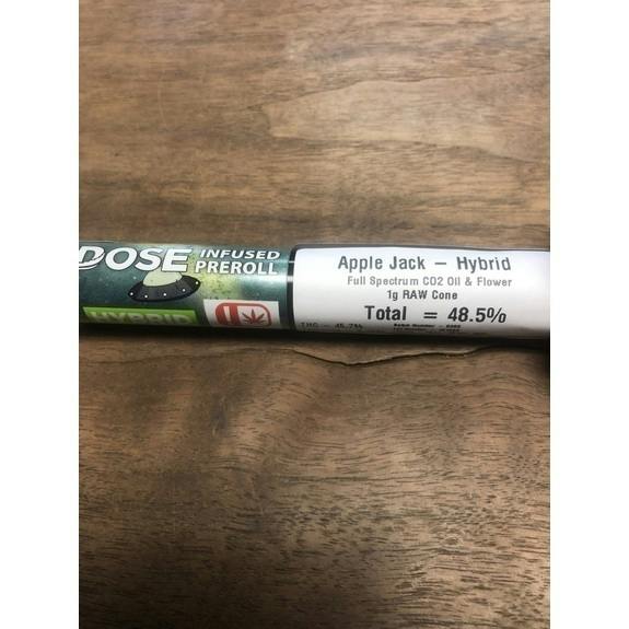 Dose Extracts - Apple Jack 1g Infused pre-roll