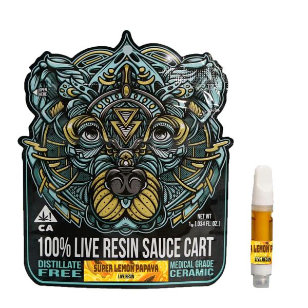 BEAR LABS - LIVE RESIN VAPE - SUPER LEMON PAPAYA - 1G