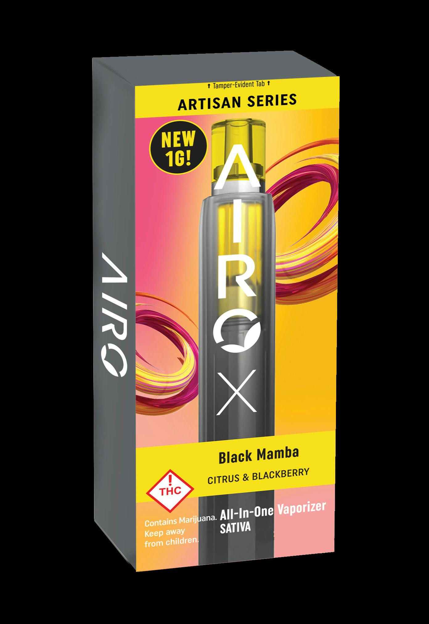 Black Mamba | AiroX1 - Artisan Series | 1g All-in-One by Airo Brands