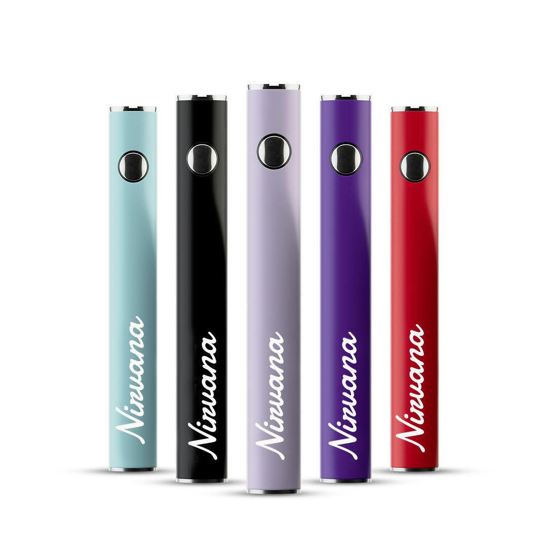 Nirvana - 510 Thread Battery w/USB Charger - Red & White at Nirvana Dispensary - Elyria | Medical & Non-medical Dispensary