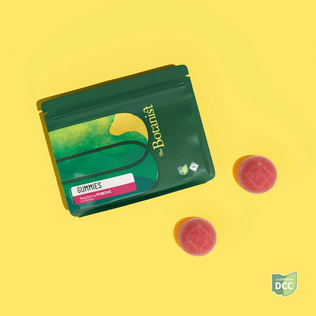 The Botanist | Raspberry Punch Gummies | 100mg 2pk