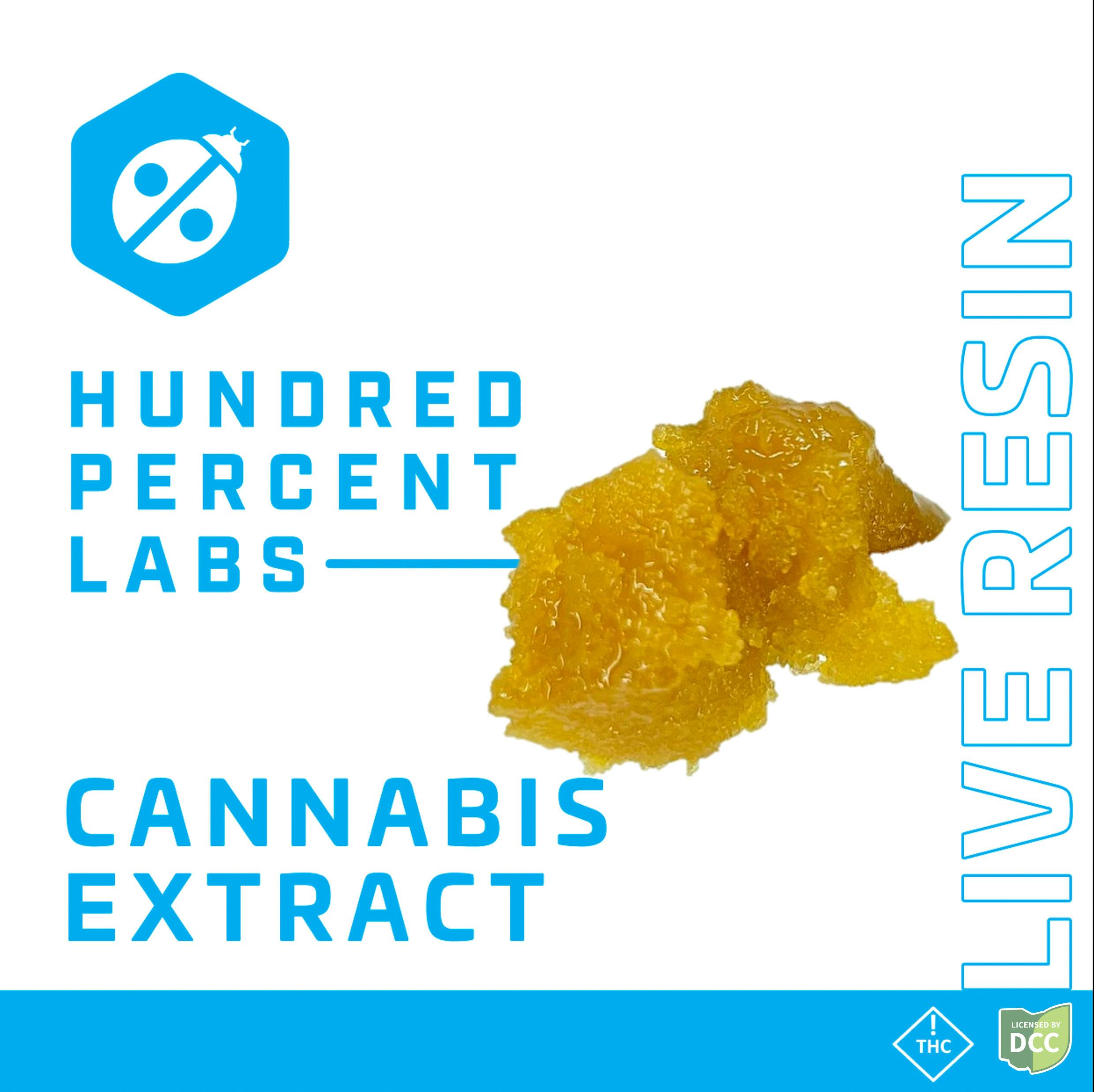 Hundred Percent Labs | Starship | 1g Live Resin Badder