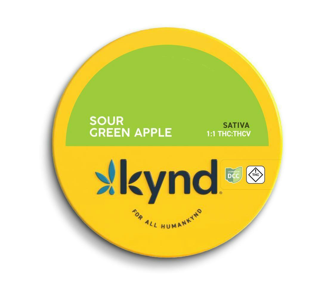 KYND | Sour Green Apple | 1:1 THC:THCV