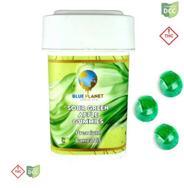 Blue Planet | Sour Green Apple | 100mg 10pk