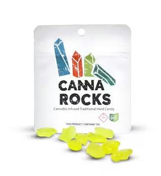 CannaRocks | Lemon Sugar-Free Hard Candies | 110mg 10pk