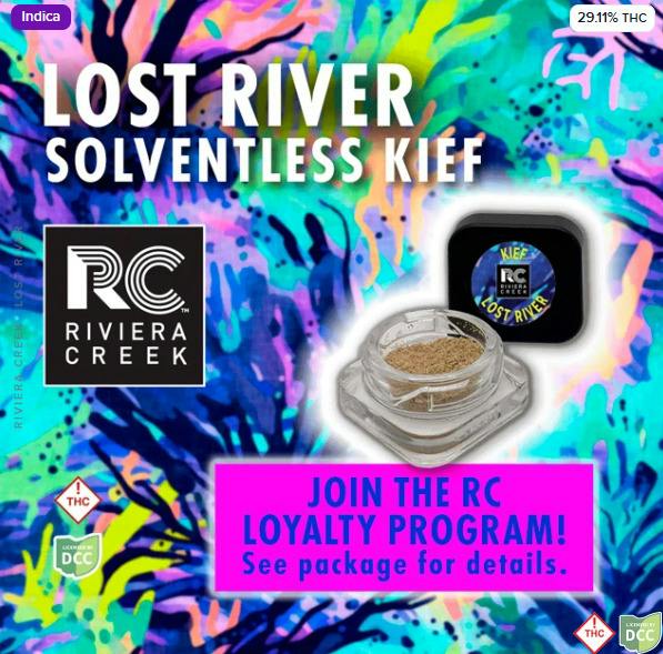 Riviera Creek | Lost River | 1g Kief