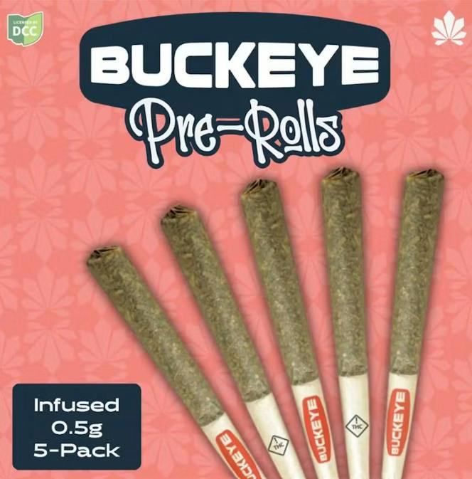 Buckeye | Kiwi Jack | 0.5g 5pk Infused SSU