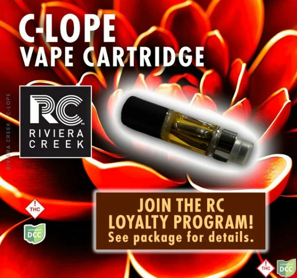 Riviera Creek | C-Lope | 0.5g Cartridge