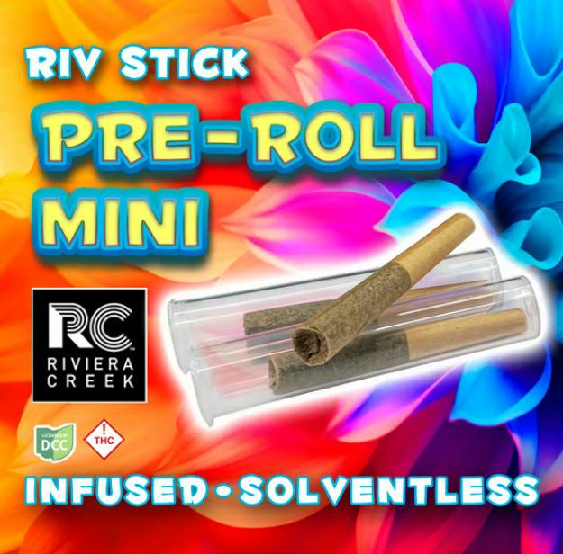 Riviera Creek | Riv Stick Minis | .33g 3pk Infused SSU
