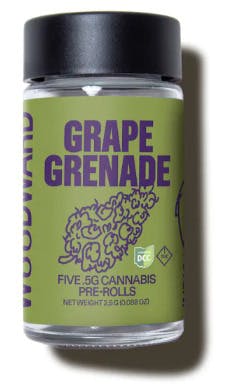 Woodward | Grape Grenade | 2.5g 5pk SSU