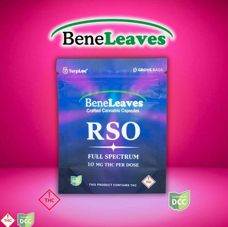 BeneLeaves | RSO Capsules | 110mg 11pk