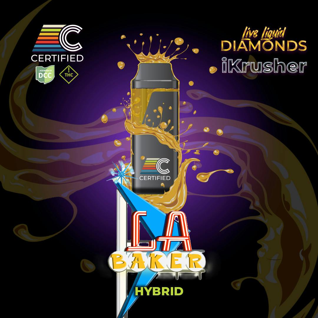 Certified | LA Baker | 1g Liquid Live Diamond | AIO