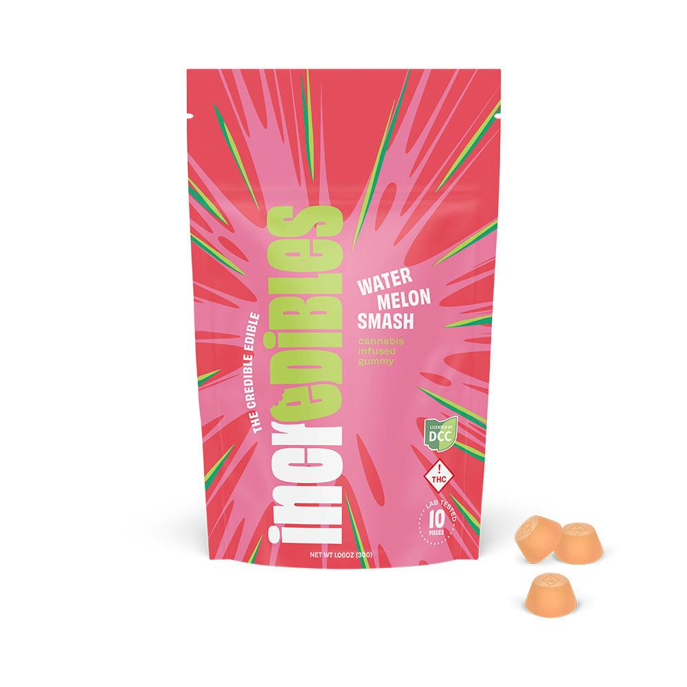 Incredibles | Watermelon Smash | 100mg 10pk
