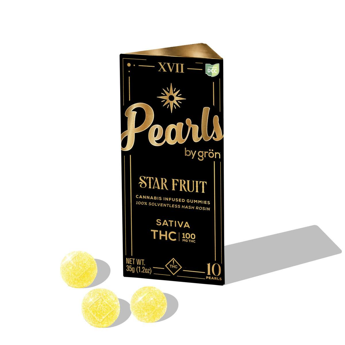 Gron | Star Fruit | Hash Rosin 10pk 100mg Pearls